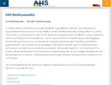 Tablet Screenshot of ahs-kanzlei.de